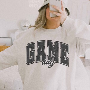 Game Day Sweatshirt College Game Day Football Sweatshirt Football Shirt Game Day Shirt Sunday Football Sweatshirt Football Trendy Sweatshirt