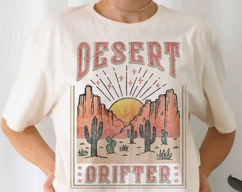 Camicia Desert Camicia Cactus Camicia Southwest Camicia Boho Camicia Desert Vibes Camicia Country Music Maglietta Cactus Camicia Wildwest Camicia Desert Life