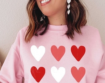 Valentines sweatshirt womens Clearance