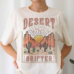 Wüsten Shirt Kaktus Shirt Südwesten Shirt Boho Shirt Wüsten Vibes Shirt Country Musik Shirt Kaktus Tshirt Wildwest Shirt Wüstenleben Shirt