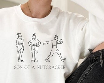 Elfen-Sweatshirt, Son of a Nutcracker-Sweatshirt, lustiges Weihnachts-Sweatshirt, Weihnachts-Crewneck-Weihnachtspullover, trendiges Sweatshirt, Bye Buddy