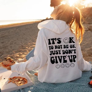 Trying my Best Hoodie Aesthetic Hoodie Mental Health Hoodie Trendy Hooded Sweatshirt Preppy Hoodie Y2k Hoodie Self love Hoodie Preppy Hoodie