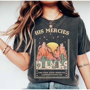Gods Merci Shirt Trust in The Lord Worship Shirt Christian Clothes Christian Merch Christian Crewneck Jesus Clothes Comfort Christian Shirt