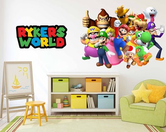 Mario Room Decor Etsy