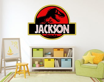 恐竜デカール、ゲームルームデカール、子供部屋デカール、T-rex ウォールデカール、恐竜壁画、恐竜アート、恐竜誕生日、恐竜ステッカー、Trex デカール