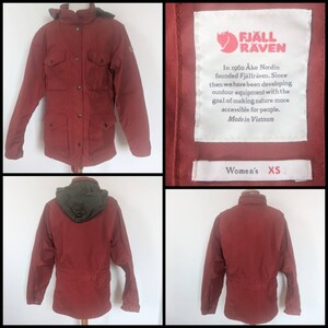 Red Raven Fjallraven Coat Etsy