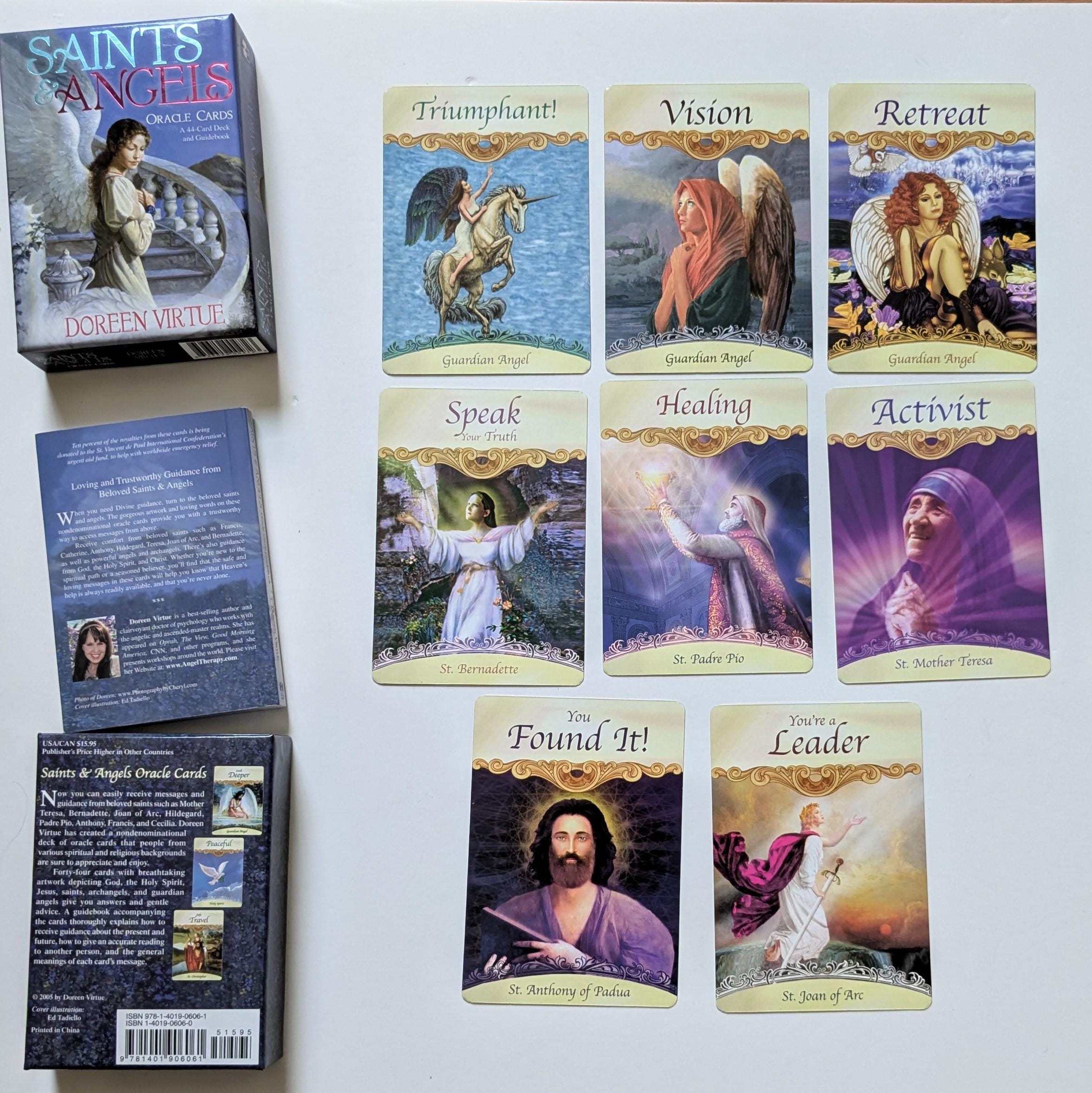Saints and Angels Oracle Cards Saints and Angels Oracle Cards