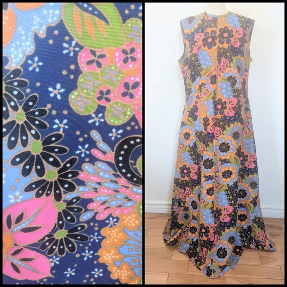 Psychadelic Floral Heaven Dress - image 1