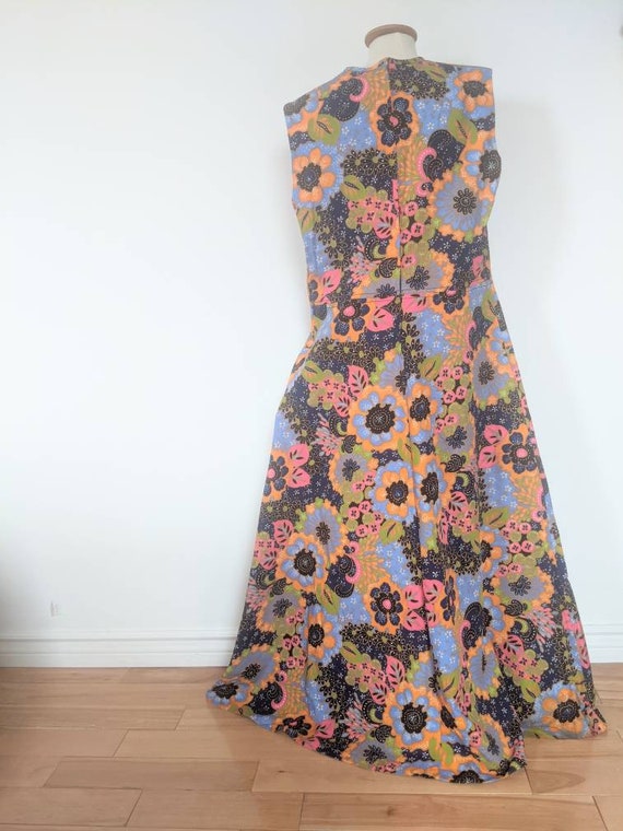 Psychadelic Floral Heaven Dress - image 6