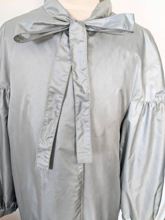 Vintage Silver Raincoat - image 8