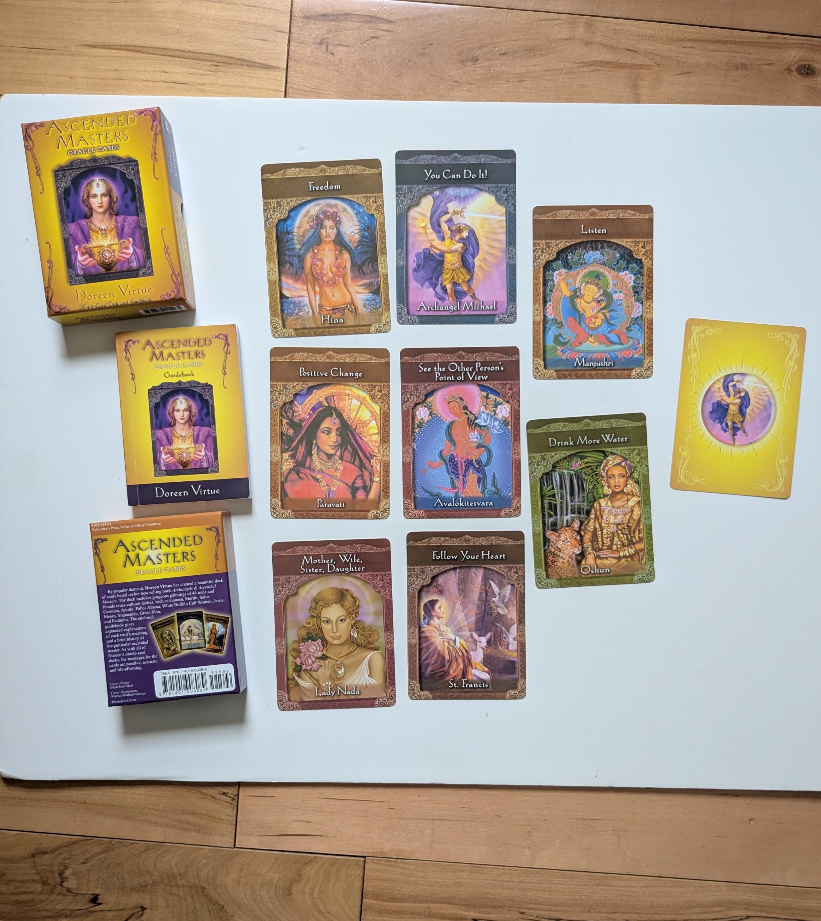 Doreen Virtue Ascended Masters Tarot Cards (out of Print) - Etsy