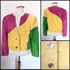 Rainbow Jacket Suede
