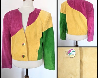 Rainbow Jacket Suede