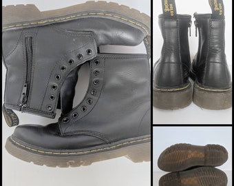 Children's 8 Hole Black Dr Marten Boots