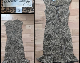 Bettie Page Leopard Dress