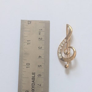 Treble Clef Brooch