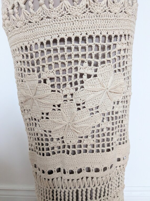 Alberta Ferretti Crochet Vintage Gown Etsy