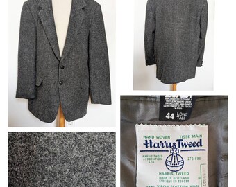 〇　Eddie Bauer x Harris Tweed　コート　M　グレー 〇 Eddie Bauer x Harris Tweed コート M グレー 中古・古着通販