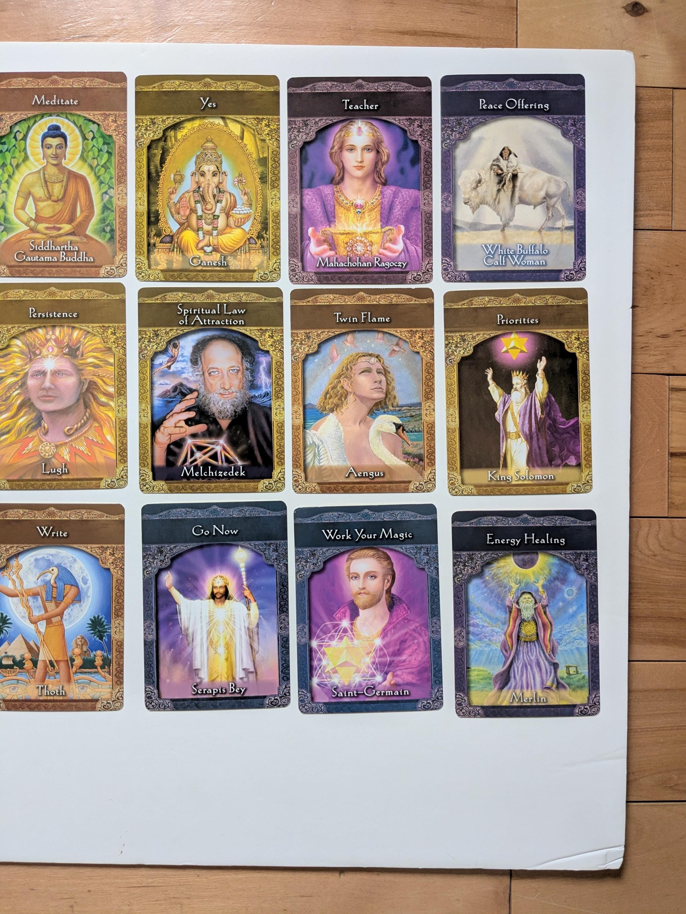美品ASCENDED MASTERS オラクルカード Doreen Virtue Sda621f3a25b044d59e20a56544cdc