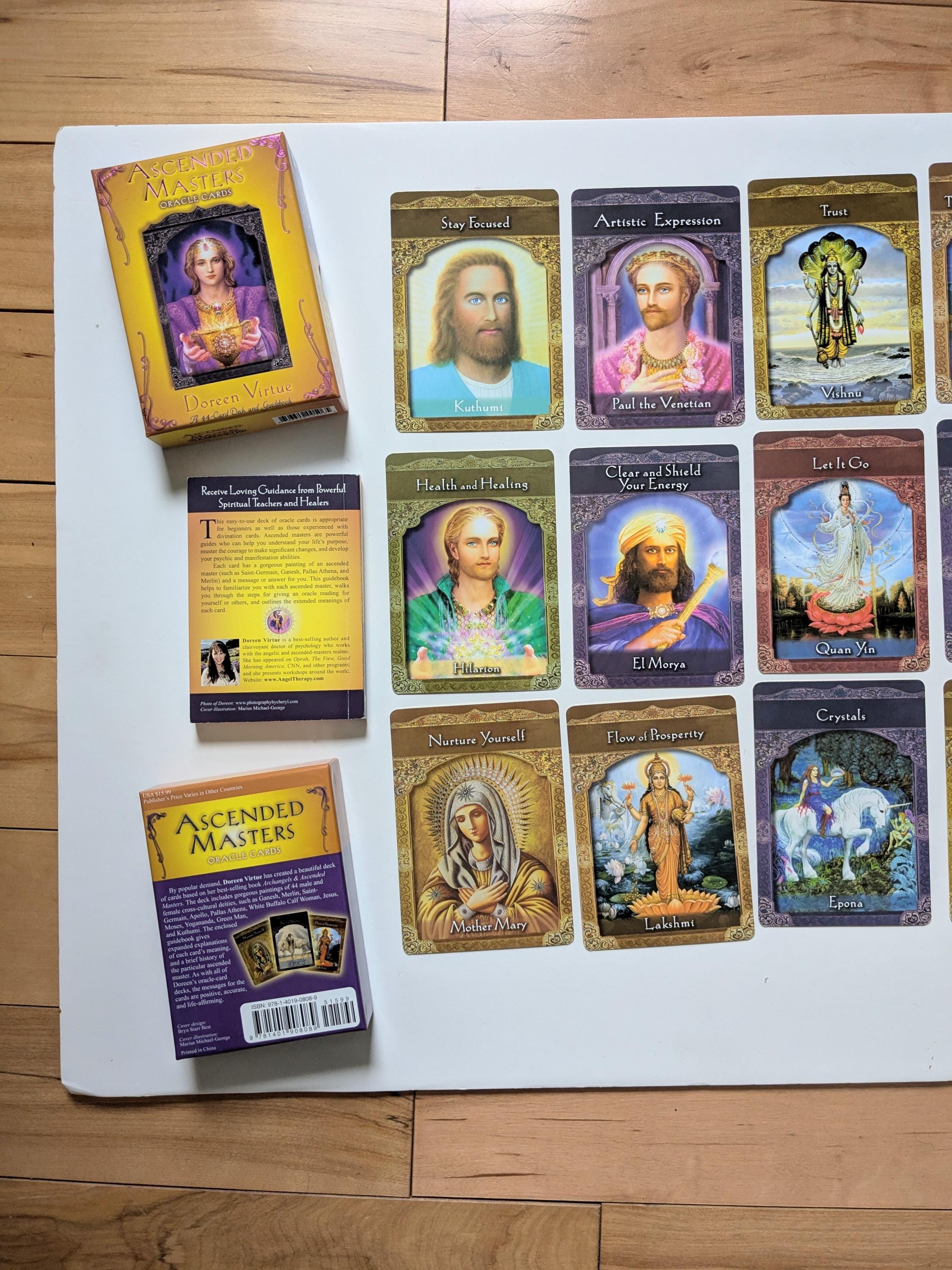 Original ASCENDED MASTERS Oracle Cards Doreen Virtue OOP NEW