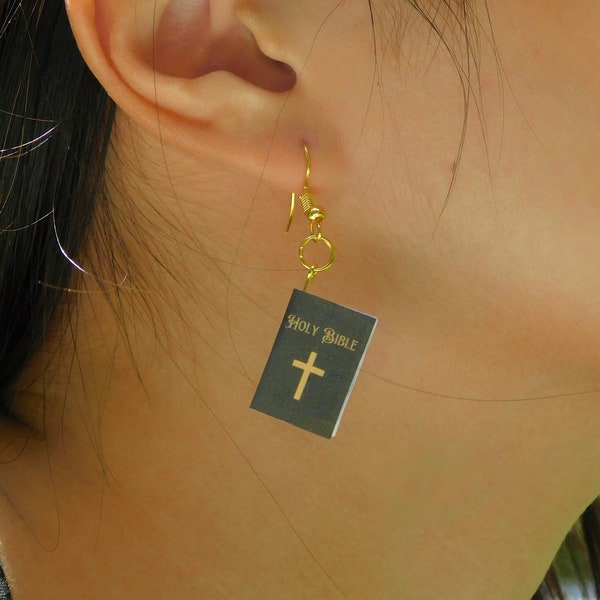 Bible Earrings Etsy