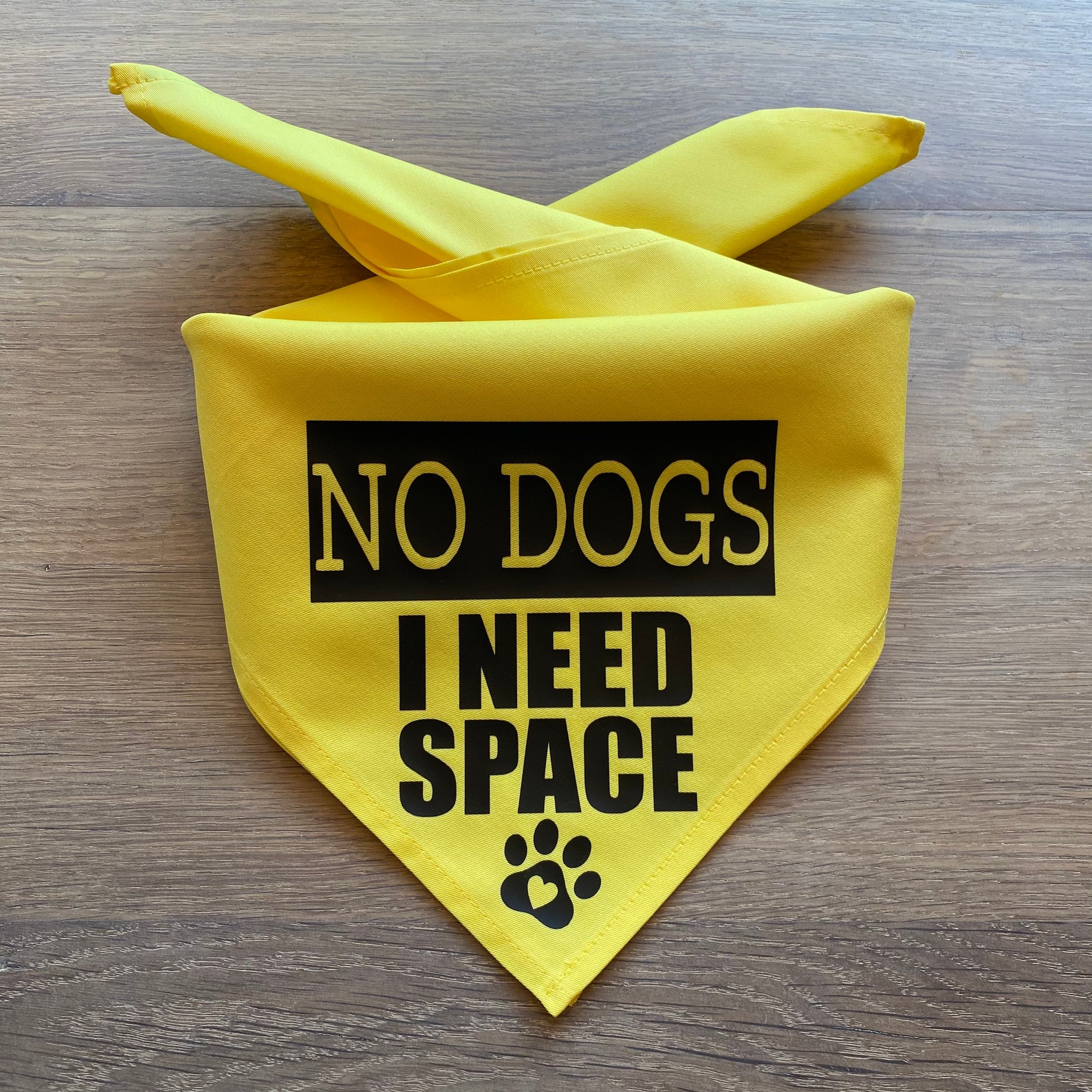 NO DOGS Dog Bandana for Large Dogs I Need Space Dog Reactive Etsy NO DOGS Dog Bandana for Large Dogs I Need Space Dog Reactive Etsy