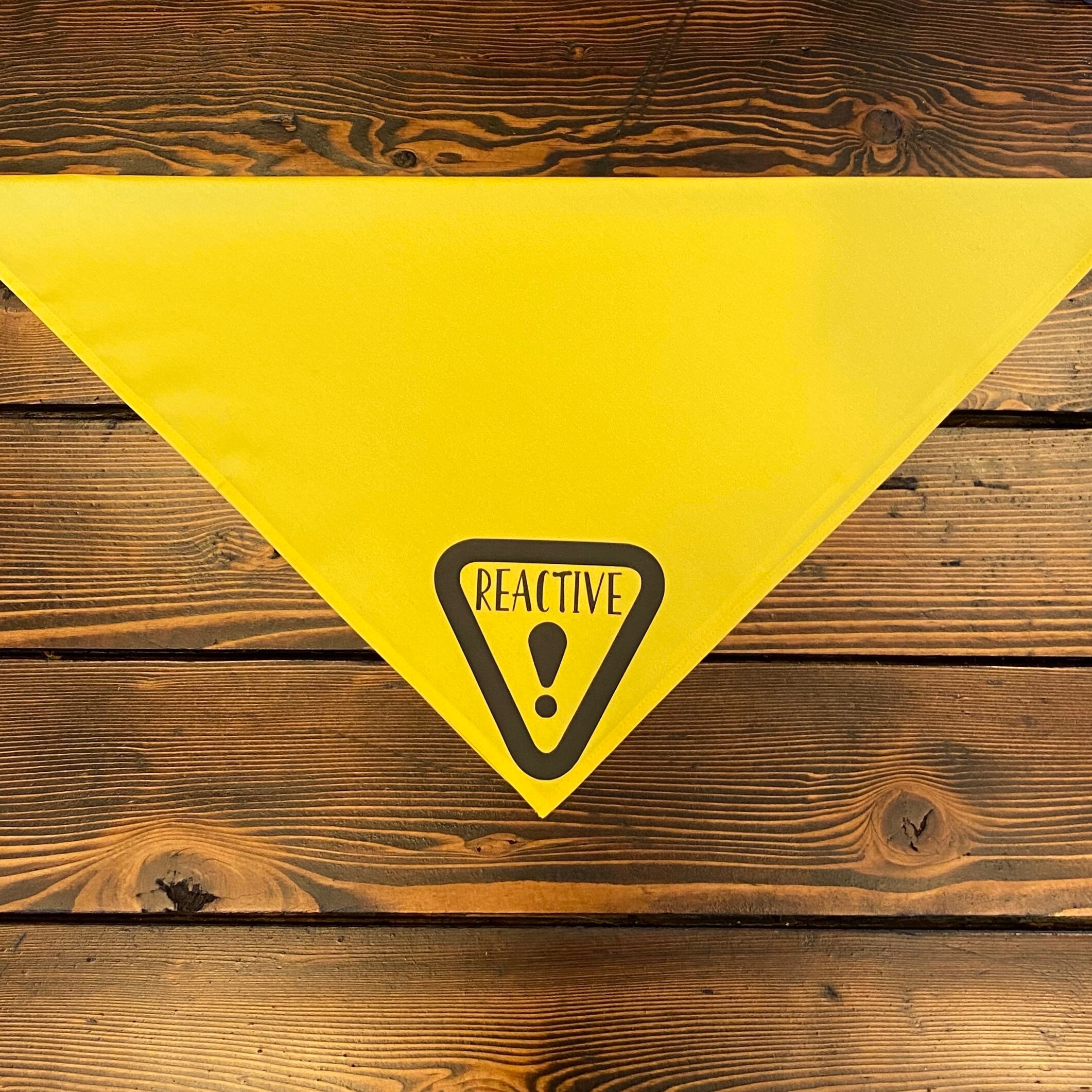 REACTIVE Dog Bandana for Large Dogs Dog Reactive Bandana Etsy