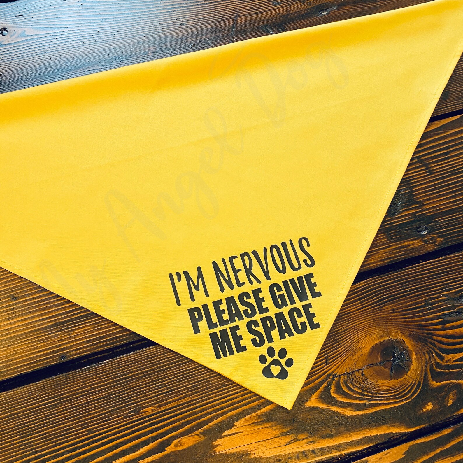 I'M NERVOUS Dog Bandana for Large Dogs Please Give Me Etsy