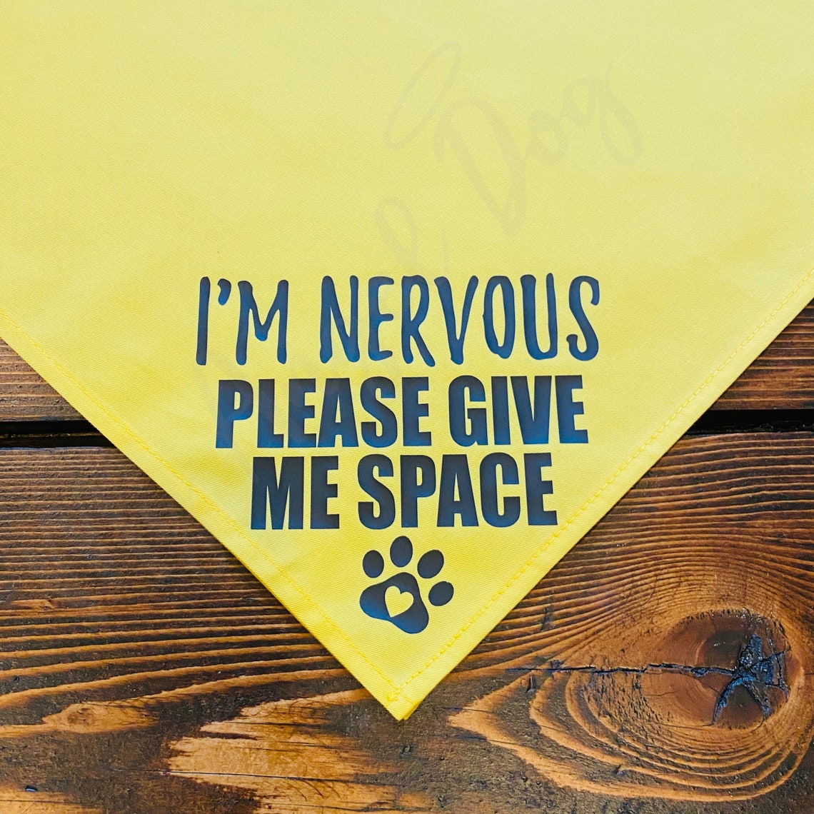 I'M NERVOUS Dog Bandana for Large Dogs Please Give Me Etsy