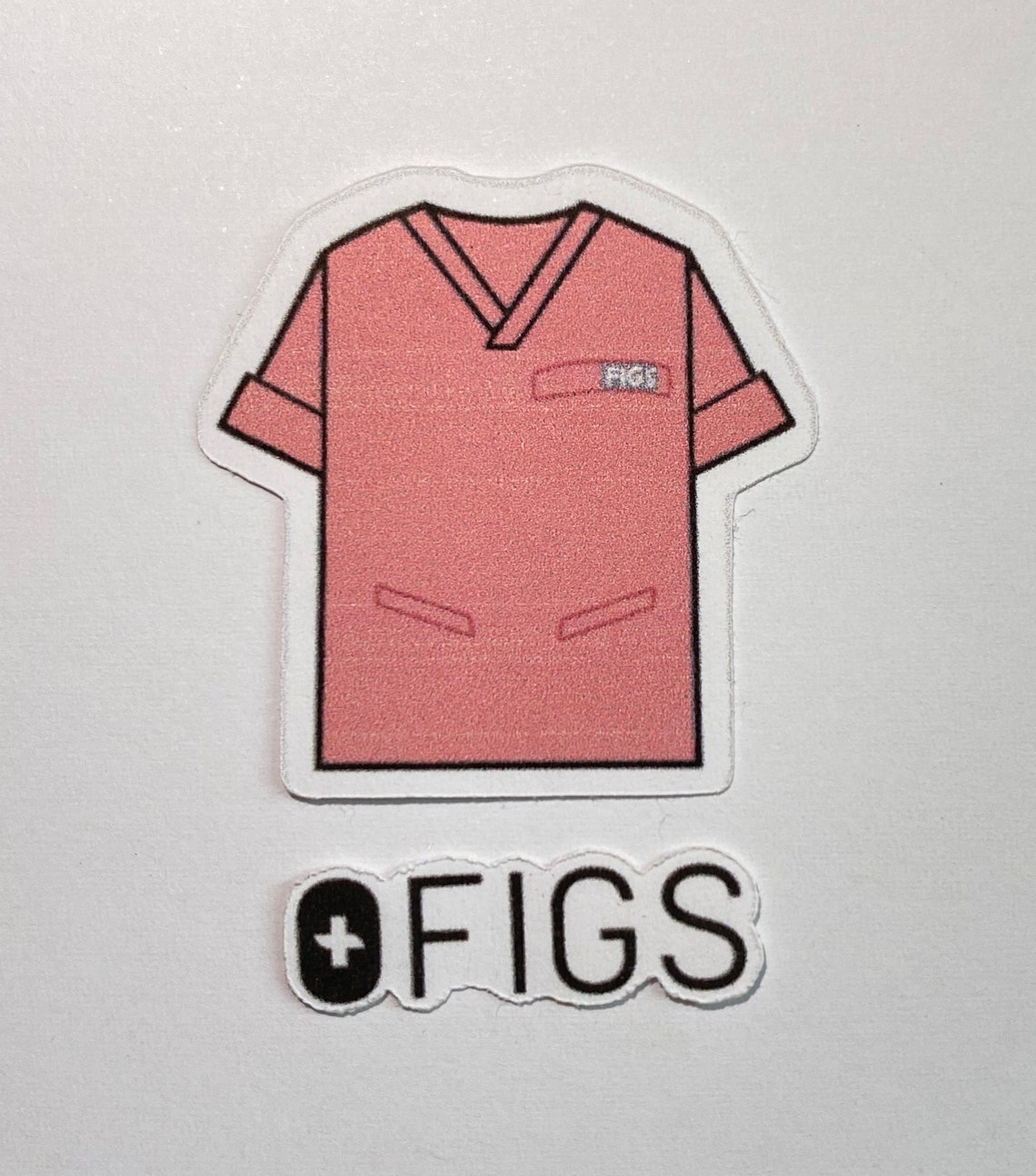 FIGS Scrubs Sticker Etsy