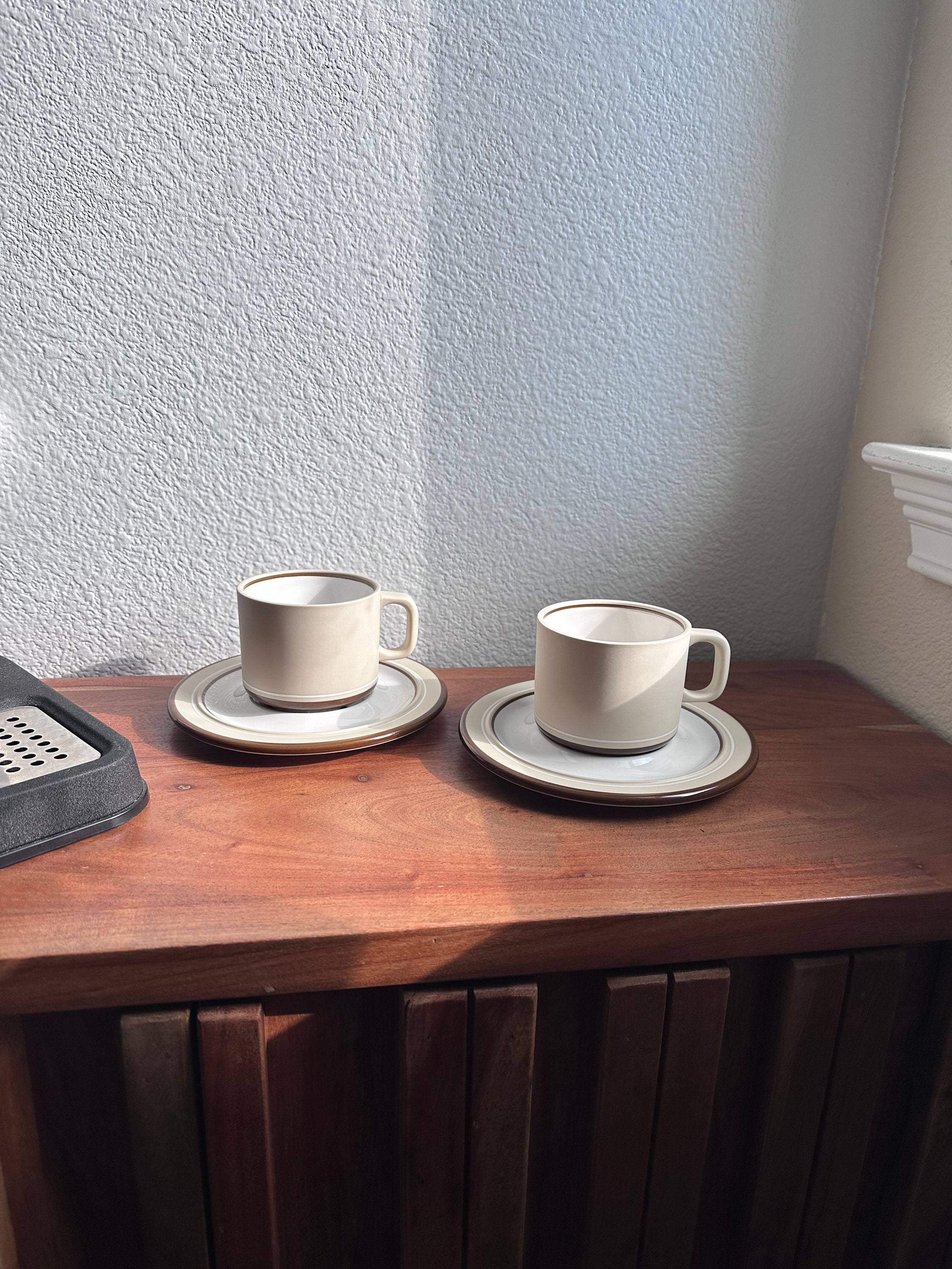 Set of 2 Arita Genesis Matte Brown With Spout Japan 5243