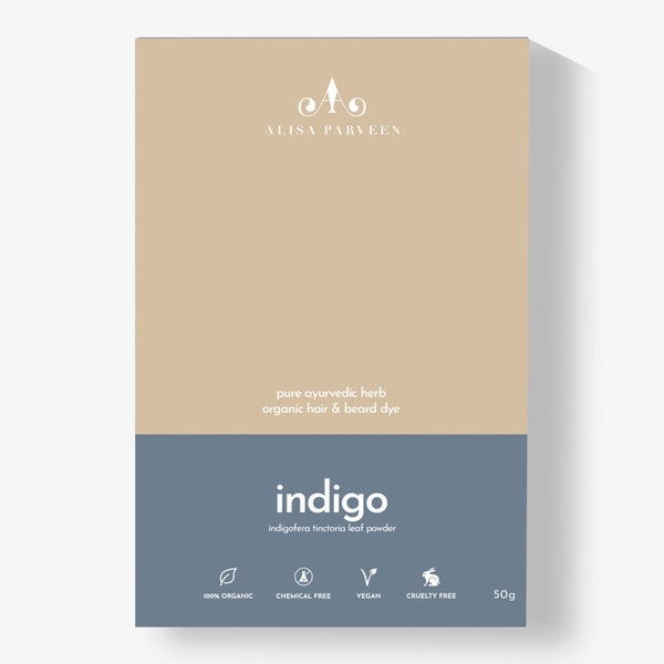 100% Organic Indigo Powder for Black Hair Colouring with henna dye |  Indigofera tinctoria