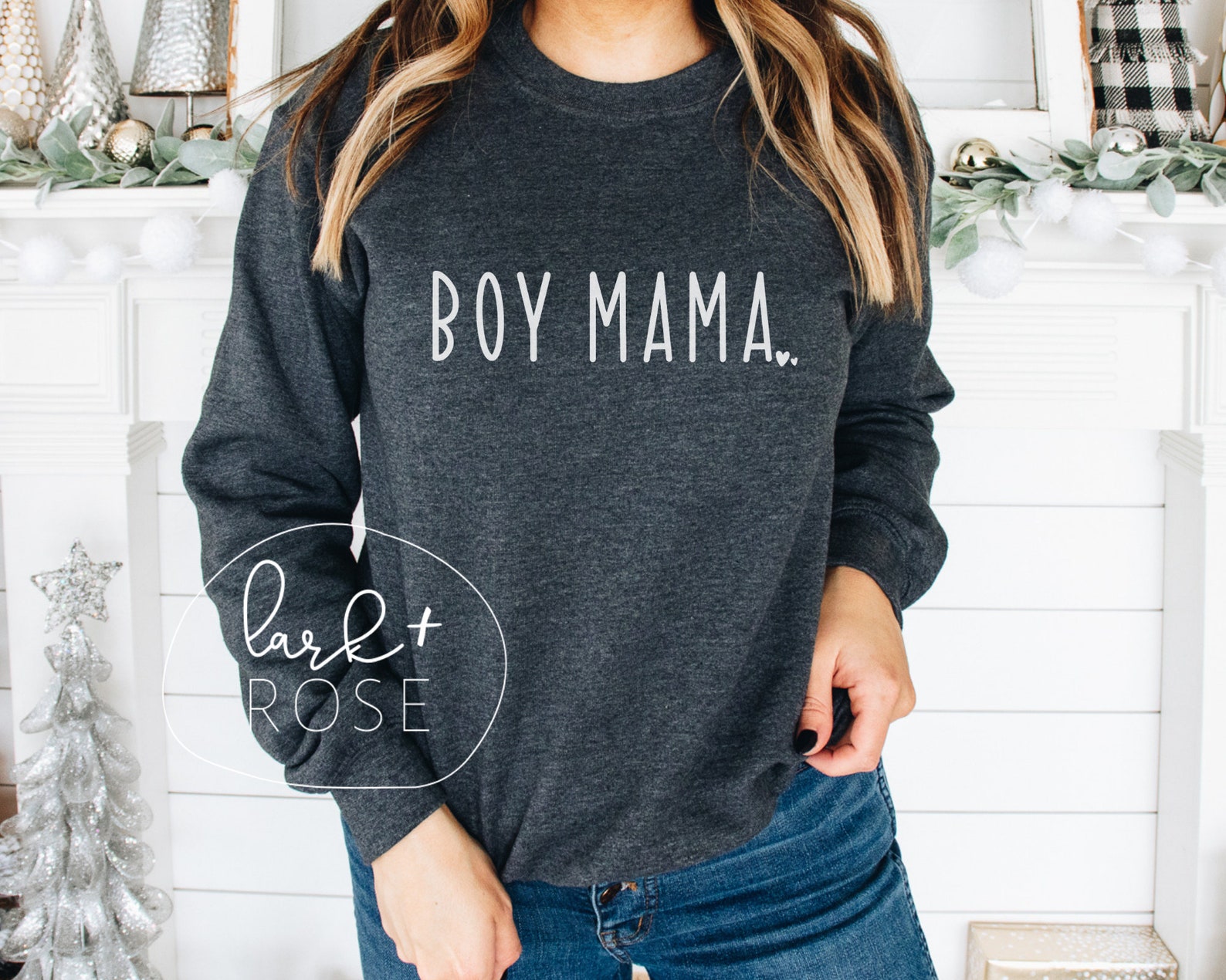 Boy Mama Sweatshirt Mom Sweater Boy Mom Sweatshirt Gift Etsy