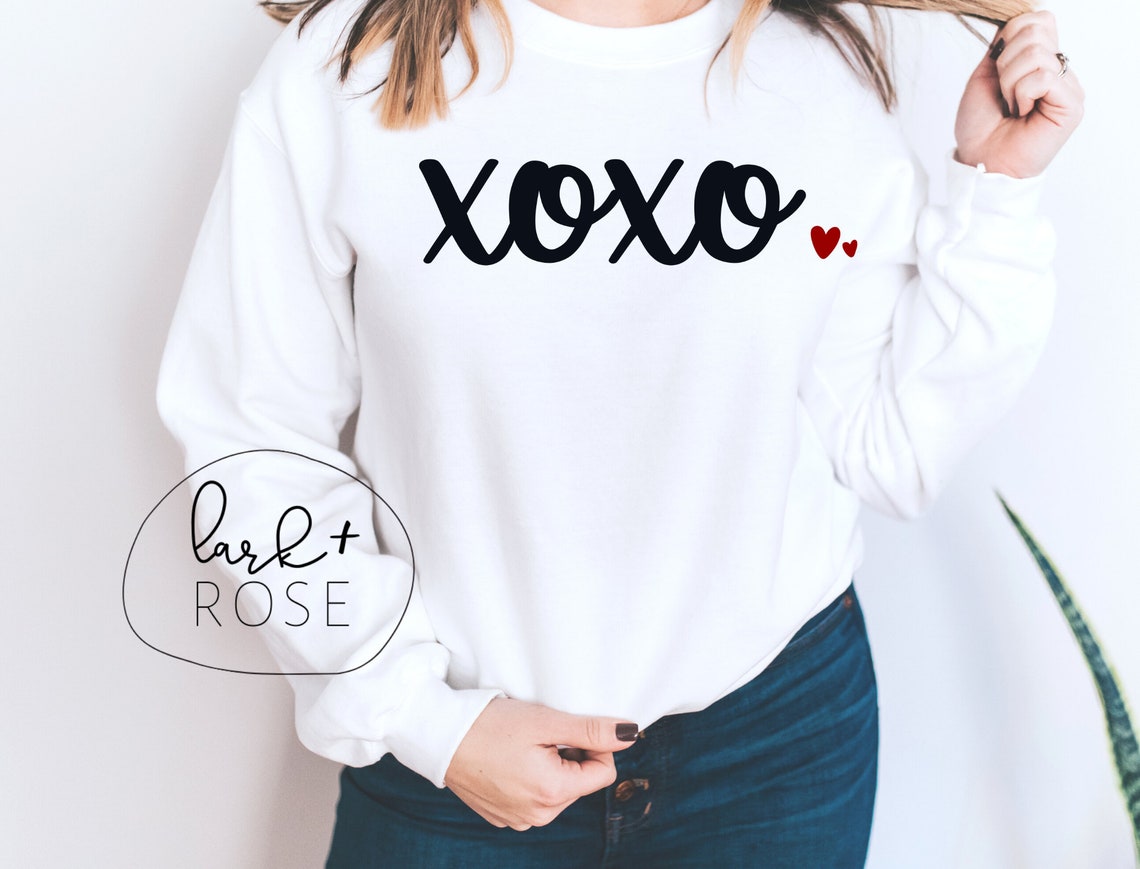 XOXO Shirt Valentine Shirt Woman Valentine Shirt for Her - Etsy UK