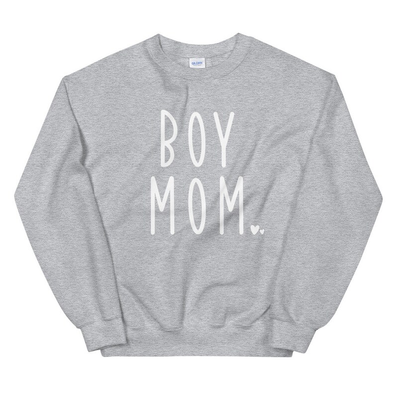 Boy Mom Sweatshirt Mom sweater Boy Mum Sweatshirt Gift for Etsy