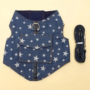 Boho Baby repurposed denim jean harness vest