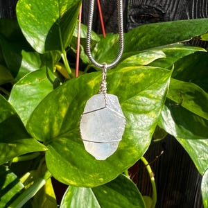 Petite Raw Moonstone Necklace/ June Birthstone