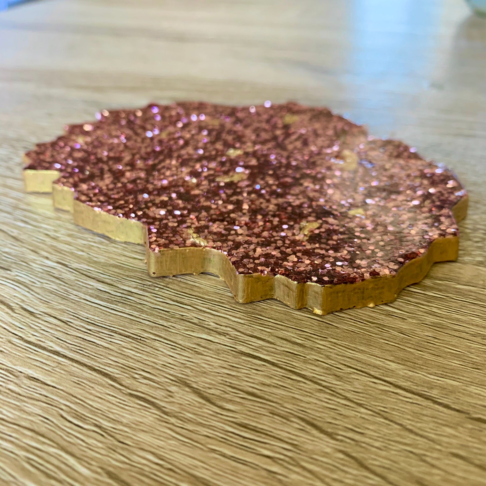 Rose Gold Coasters set of 24 kitchen coasters rose gold Etsy