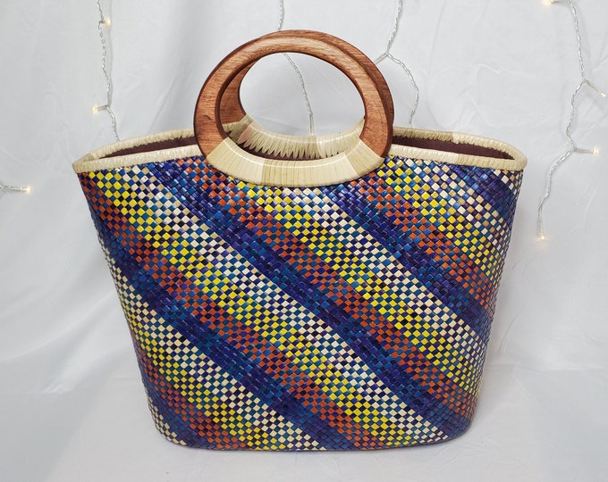 Pandan Bag Woven Bag Philippine Made Artisanal Bag Gift Etsy