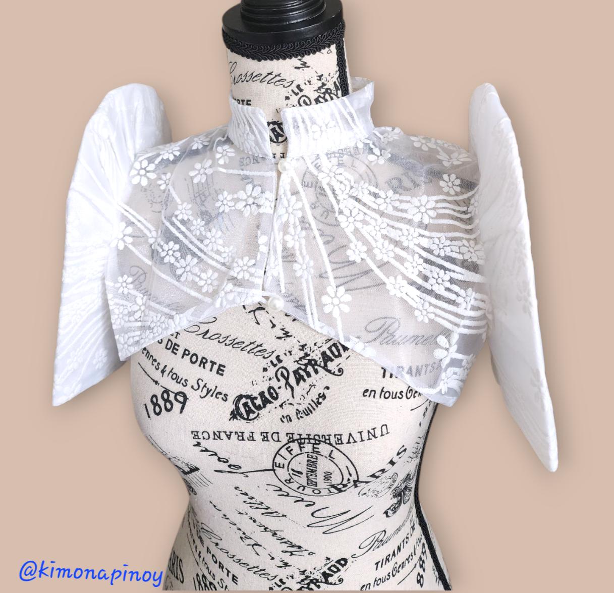 White Lace Bolero, Modern Filipiniana, Filipino Wedding, for Her