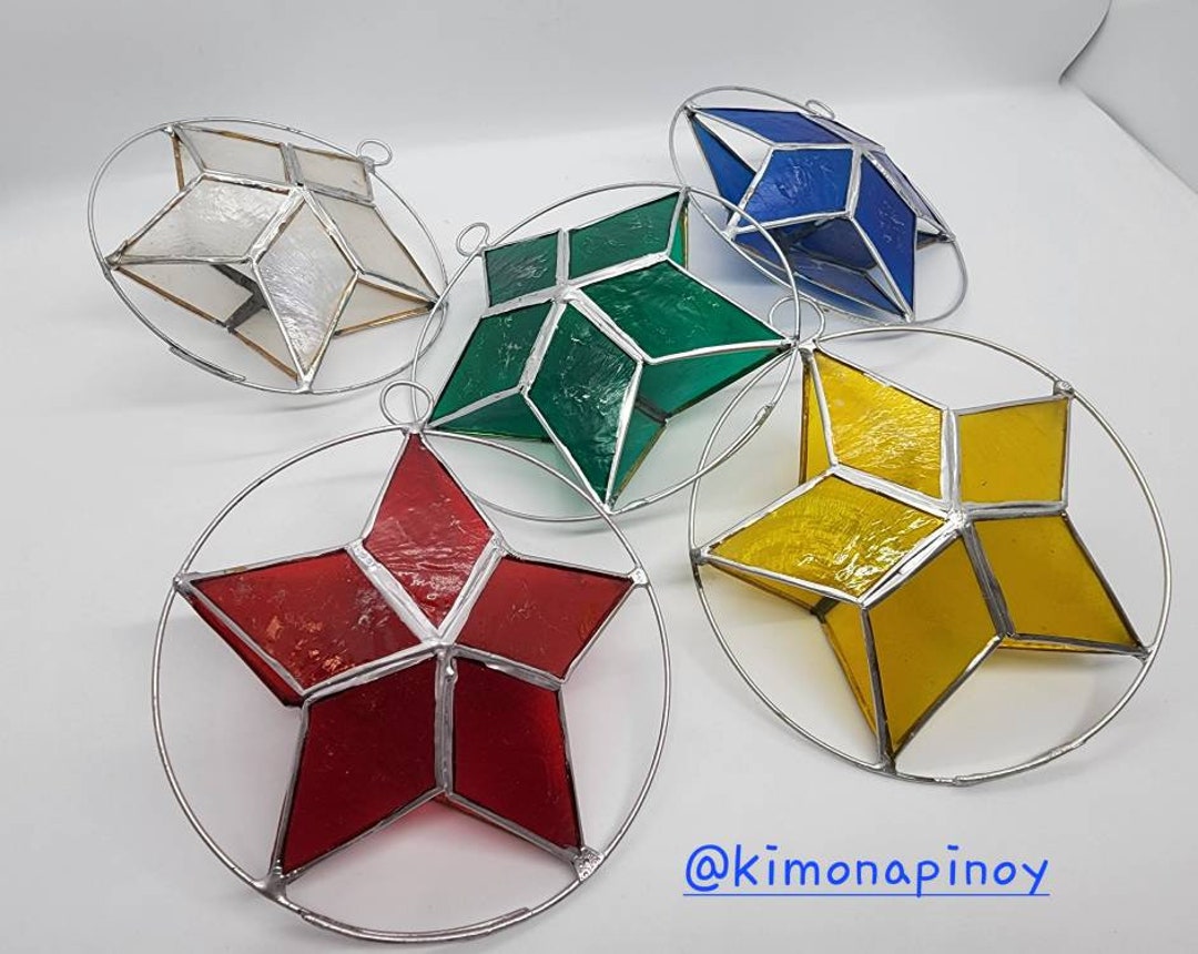 Capiz Parol, Capiz Ornaments, Filipino Ornaments, Handmade Christmas ...