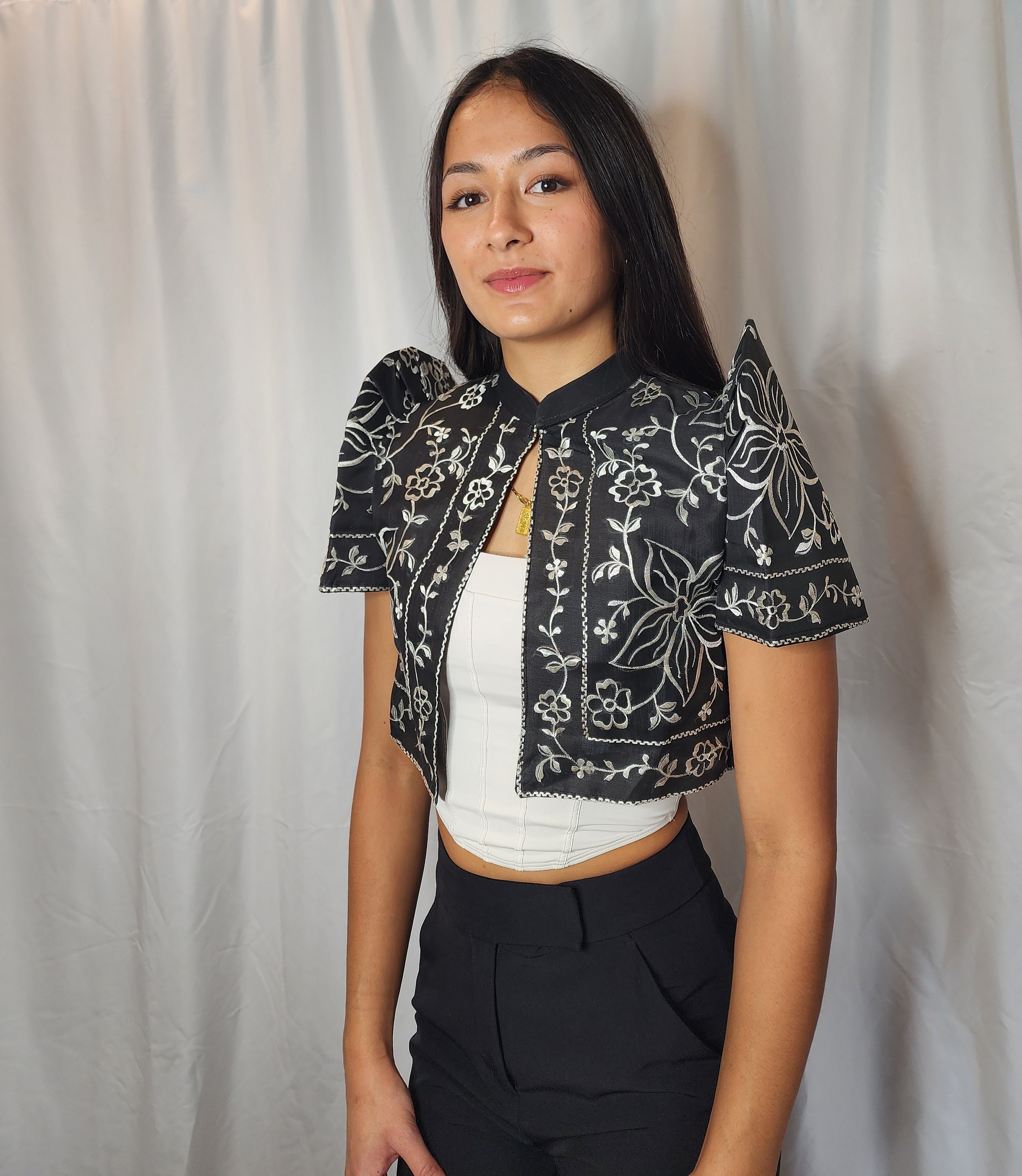Embroidered Bolero - Etsy Embroidered Bolero - Etsy