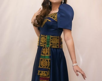 Filipiniana Dress Ethnic Modern Dress Modern Filipiniana Dress