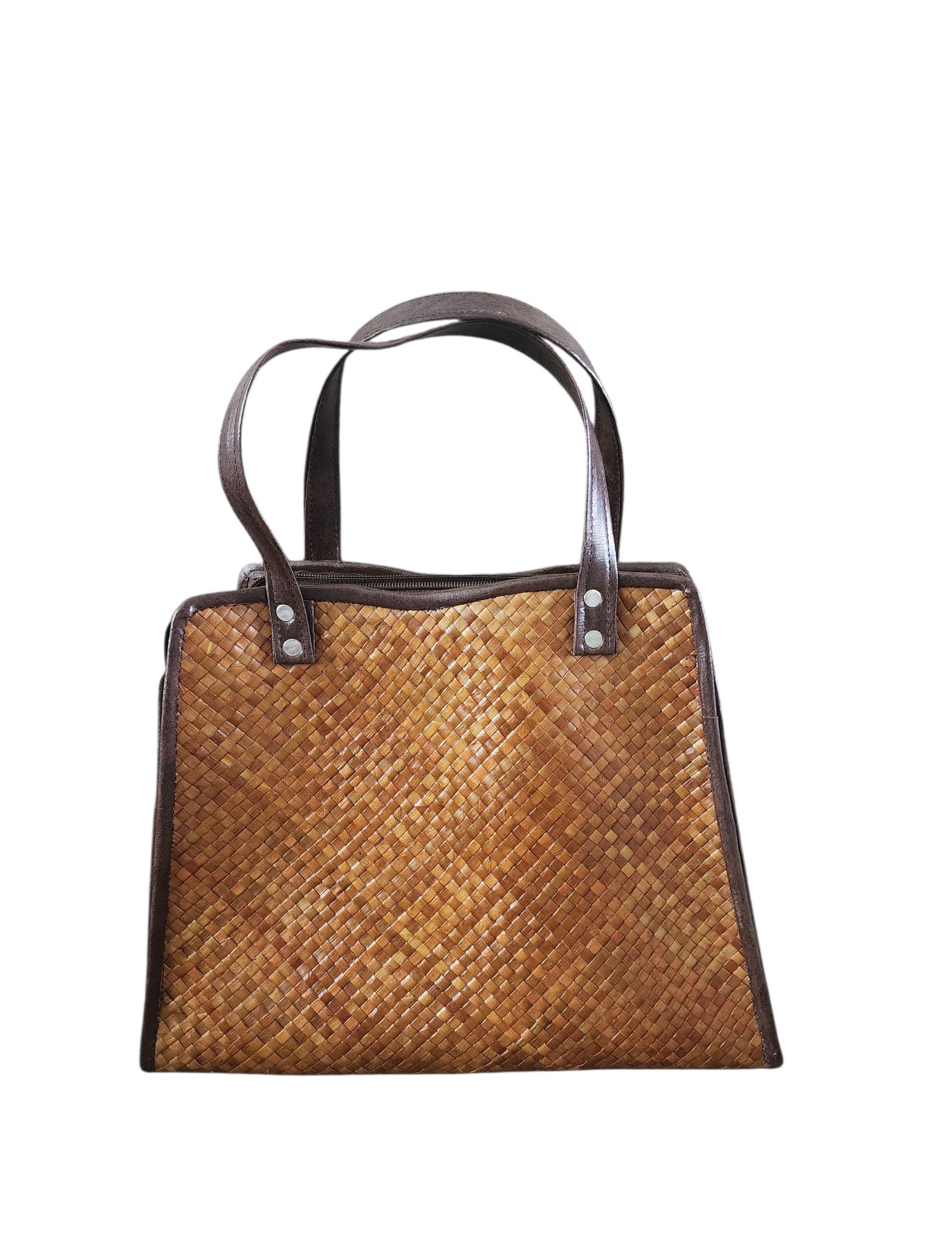 Handwoven Backpack using Pandan Leaves Pandan Backpack Leaf