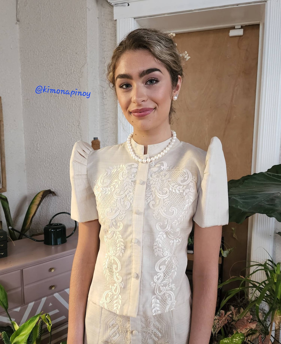 Filipiniana blouse for female hotsell
