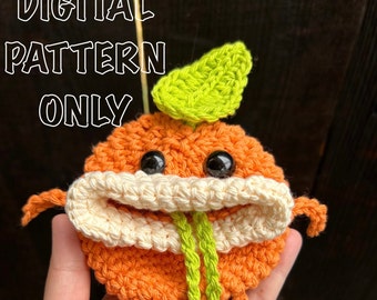 Crochet Pattern Orange Key Case | Pdf | Amigurumi Key Holder (DIGITAL DOWNLOAD ONLY)