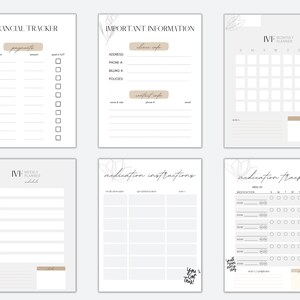 IVF Digital Planner IVF Printable Journal Infertility - Etsy