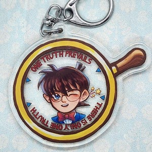 Detective Conan (Conan Edogawa/Shinichi Kudo) || 2.5&quot; Inch Double-Sided Acrylic Keychain
