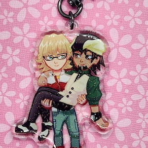 Tiger & Bunny || 3&quot; Inch Glitter Epoxy Keychain