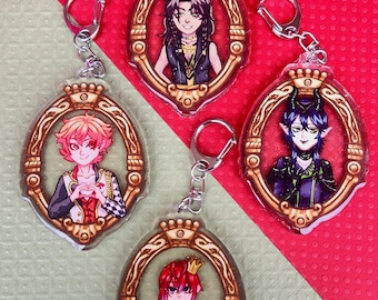 TWST || 3" Inch Glitter Epoxy Keychains